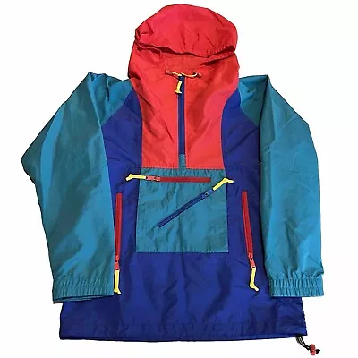 Vintage Sierra Designs Anorak Men’s Small Colorblock Ski Snow Outdoor Coat • $29.99