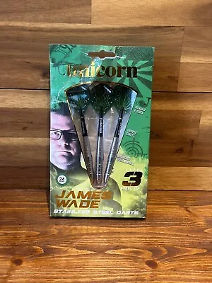 James Wade Unicorn 24g Stainless Steel Darts Set Level 3 Boxed New Free P&P • £12.95