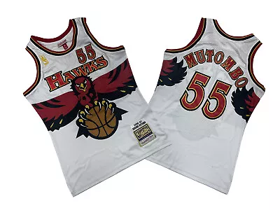 Men's Dikembe Mutombo 1996-97 Atlanta Hawks Thrownack Jersey Size XL • $17.50