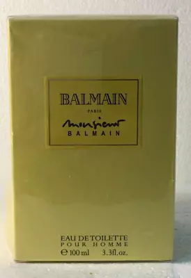 Monsieur Balmain Pierre Balmain For Men Eau De Toilette 100ml New In Sealed Box • $299.99