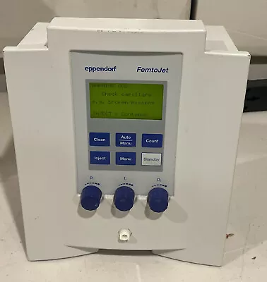 Eppendorf FemtoJet Microinjector 5247 • $279