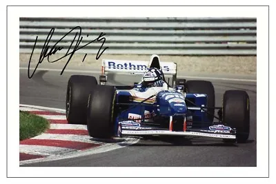DAMON HILL Signed Autograph PHOTO Fan Gift Print FORMULA ONE F1 Williams • £3.49