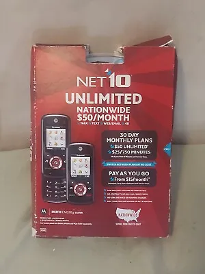 Motorola MOTO EM326g - Black (Net10) Cellular Phone • $24.90