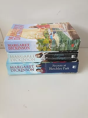 Margaret Dickinson 3 Book Bundle Secrets At Bletchley Park Etc Free Post • £7.99