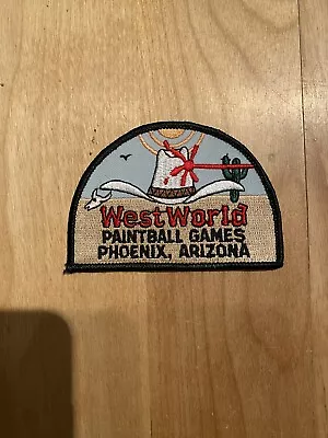 Vintage Paintball West World Field Patch Arizona  1990 - Never Sewn - Rare • $4.99