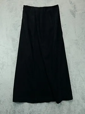 Sigrid Olsen Sport Maxi Skirt Womens 6 Black Long Comfort Waist Casual Ladies • $19.78