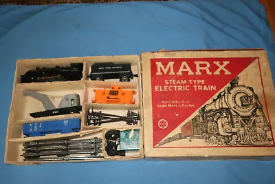 Marx  #15665 NYC Freight Train Set W/#490 Steam Locomotive & Tender • $79.95