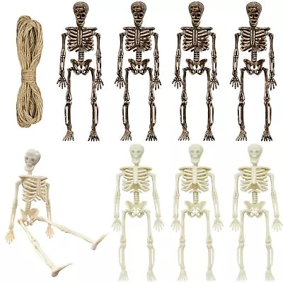 8 PCS Mini Skeleton Figurines Small Halloween Skeleton Decor For Indoor Party... • $16.30