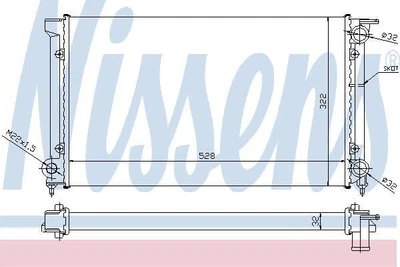 £90.96 • Buy Genuine NISSENS Radiator For VW Golf GTi DX / EV / GZ / PB 1.8 Litre (3/84-2/92)