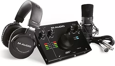 M-Audio Air 192 |4 Vocal Studio Pro USB C Audio Interface XLR Condenser Mic NEW™ • $205.95