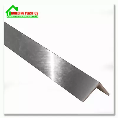 £15.06 • Buy UPVC PVC CORNER 90 DEGREE ANGLE TRIM CHROME EFFECT | 20mm | 1.3m & 2.5m LENGTHS 