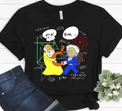 Funny Math Teacher Nerd Einstein College Gift T-shirt • $25.99