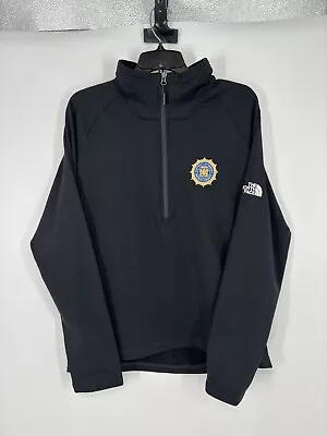 NWOT The North Face Mens Large Black Tech Half Zip Fleece Pullover Outdoor • $24.99