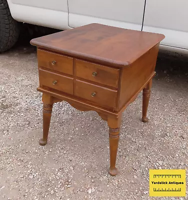 Mid Century Maple Ethan Allen End Table   (JLC-ET630)  (EA-38) • $349