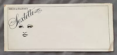 SEXTETTE 1978  Publicity Envelope With MAE WEST Face LOGO # 2 PARAMOUNT STUDIOS • $7.99