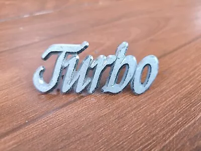 Volvo “Turbo”Vintage Grille Emblem Badge Fit 740 760 940 960 Turbo 1325060 OEM • $119.97