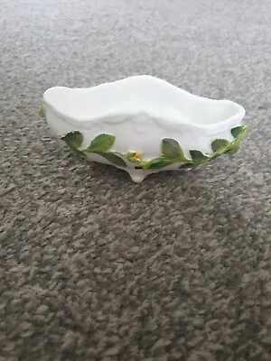 Coalport Small Oval Art  Trinket  Dish BONE CHINA 1950 FLOWER THEME • £2.50