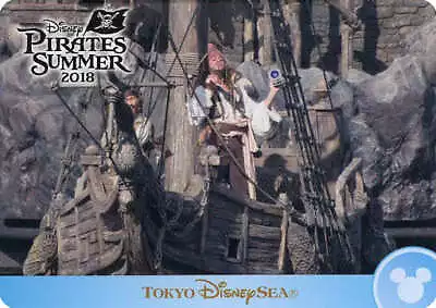 Character Card Jack Sparrow Compass Tokyo Disney Resort Collection Sea Pirates S • £40.05