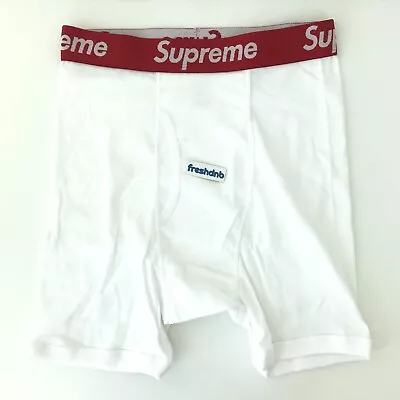 Supreme Hanes Boxer Briefs - White - Small - 1 Pair - TRUSTED SELLER • £18.50