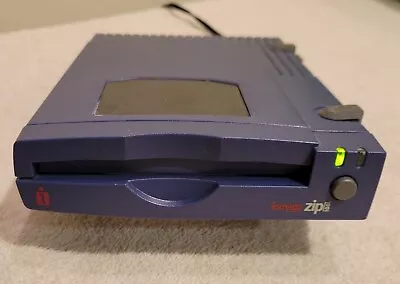 Iomega Zip 100 Parallel Port External Drive Z100P2 - Untested With Power Supply • $21