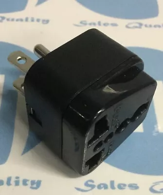 Universal EU UK AU To US USA Canada AC Travel Power Plug Adapter Converter • £3.99