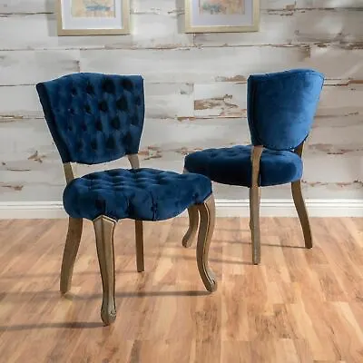 Duke Tufted Velvet Dining Chair (set Of 2) • $310.45