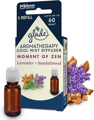 Glade Aromatherapy Essential Oil Diffuser Refill Cool Mist Air Freshener Calm • £8.47