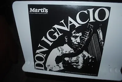 Marti's Of Nuevo Laredo Presents DON IGNACIO LP Record EX+ MAR 1001 Mexico • $9.99