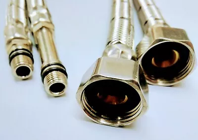 £5.59 • Buy AK Monobloc Tap Tail Connector Flexi Hose M10 X 1/2  Female End (1 Pair)