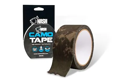 Nash Camo Tape Fishing Decorating Fabric Water Resistant 10m Tape - T3161 • £12.99