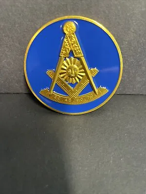 Mason Masonic Past Master Car Emblem-New! • $5