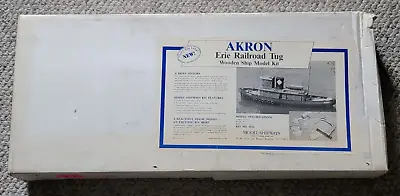 Model Shipways AKRON Erie Railroad Tug Wooden Ship Model Kit 2034 - NEW And RARE • $675