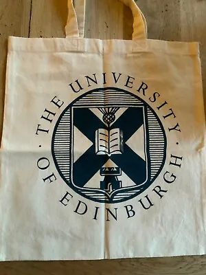 The University Of Edinburgh Cotton Tote Bag. BN. • £6