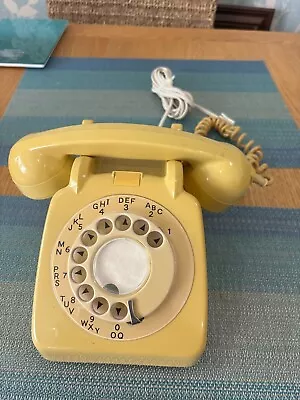 GPO 706 PXA 66/2A Telephone Cream Built 1960's Vintage BT Connection Untested • £21.99