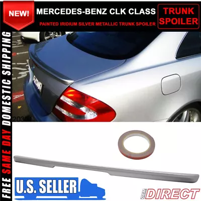 Fits 03-09 Benz CLK-Class W209 AMG Style Trunk Spoiler Brilliant Silver #744 • $82.99