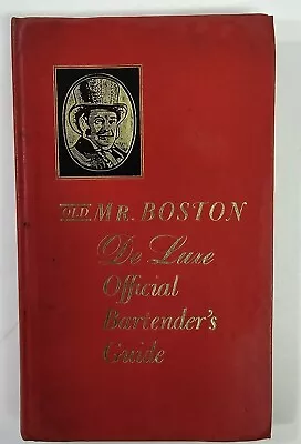 Old Mr. Boston DeLuxe Official Bartender's Guide 1964 Edition Hardcover • $10