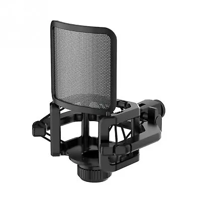 Microphone Shock Mount With Pop Filter Shock Mount For Studio Recording • $12.93