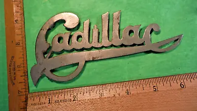 BX84 Cadillac Radiator Script Emblem Antique Vintage 1900s CADILLAC MODEL K & M • $279.99