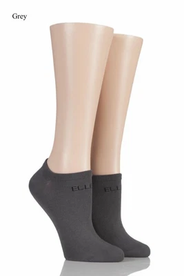 £10 • Buy ELLE Plain Bamboo No Show Socks - 2 Pair