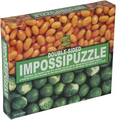 Double Sided Impossipuzzle Jigsaw Puzzle Beans Sprouts 550 Pieces - New/Sealed • £10.99