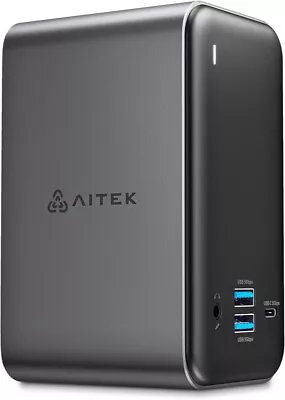 Aitek USB C Docking Station: 13-in-2 MacBook Pro/Air Laptop Dock With Triple 4K@ • £59