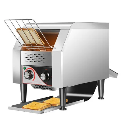 $279.99 • Buy Commercial Conveyor Toaster 150 Slices/h 7 Bread Shade Settings, 3 Baking Modes