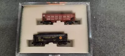 Z Scale Full Throttle FTCol49  33' Open  2 Bay Hopper- PRR & PRSL • $43.99