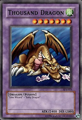 Thousand Dragon - SDJ-023 - LP - YuGiOh • £2.50