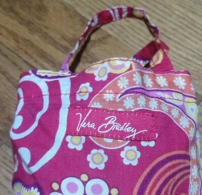 Vera Bradley Cotton Pajama Shorts Raspberry Fizz Ladies Size Large W/Carry Bag • $19.99