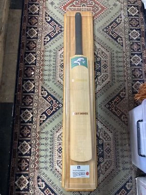 $320 • Buy ANSETT AUSTRALIA TEST SERIES 1996-97 Australia West Indies Cricket Bat Signed