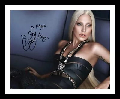 Lady Gaga Autograph Signed & Framed Photo • £18.99