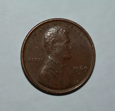 Y25. A 1969 S Lincoln Cent With Nice Doubled Die Date Better Grade Coin / Error • $18