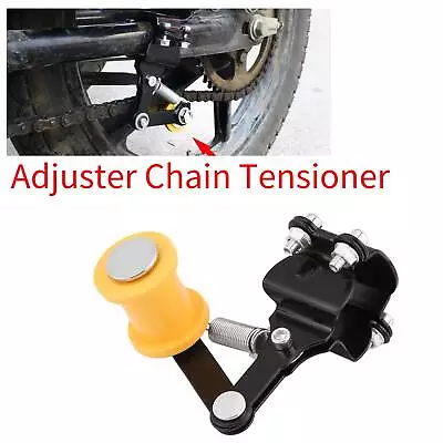 Motorcycle Chain Tensioner Roller Wheel Adjuster For Pit Dirt Bike ATV Scooter • $12.06