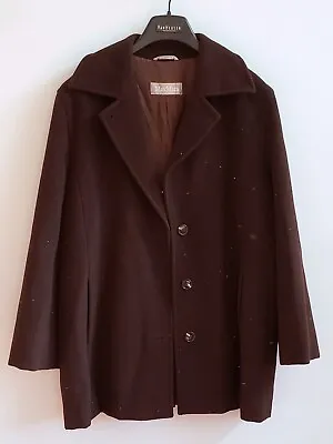 Max Mara Brown Wool Coat • $100